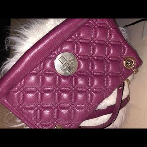 Kate spade purple quilted leather Astor